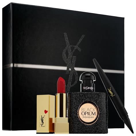 black opium yves saint laurent descrizione|opium black gift set boots.